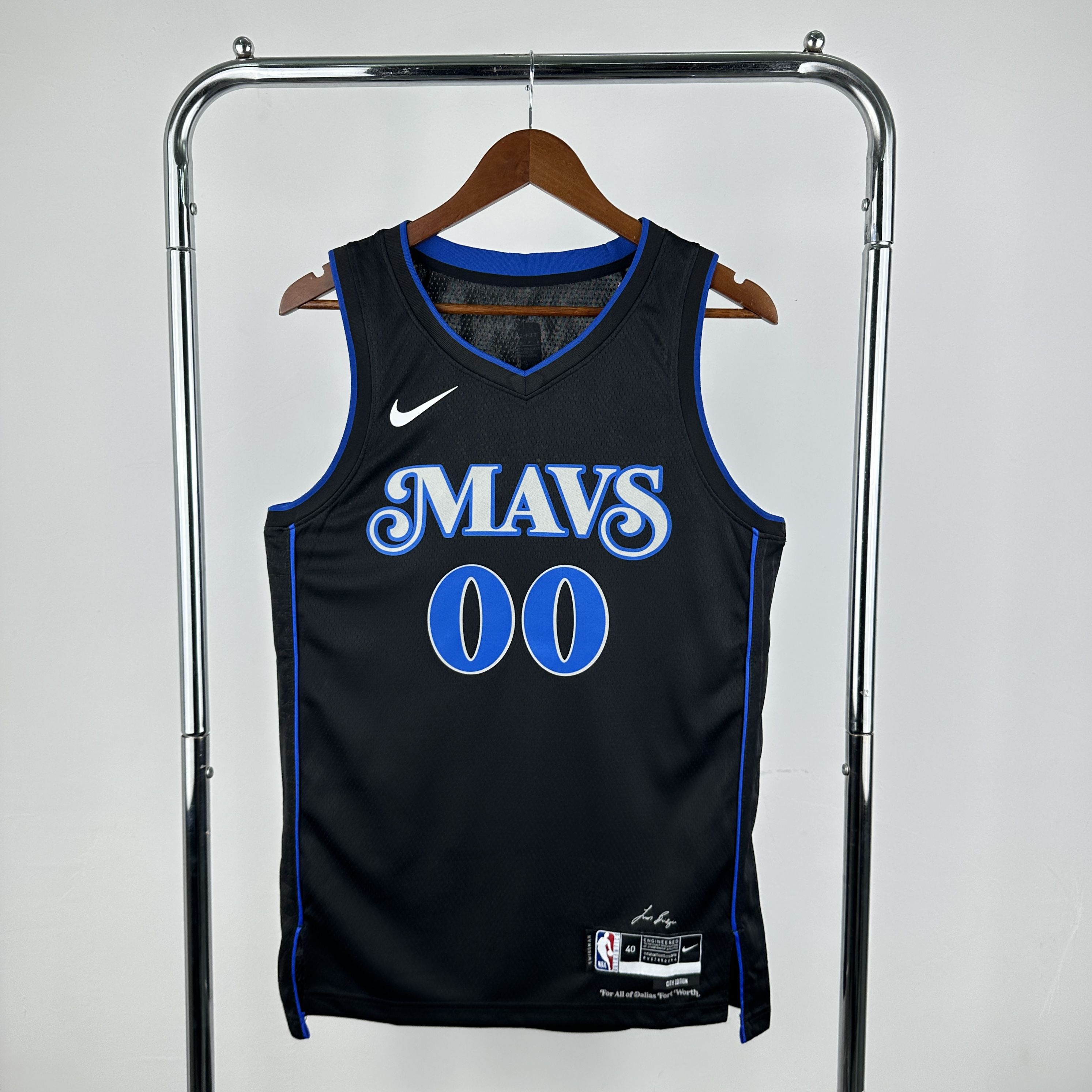 Men Dallas Mavericks #00 Christie Black City Edition Season Nike 2025 NBA Jersey->houston rockets->NBA Jersey
